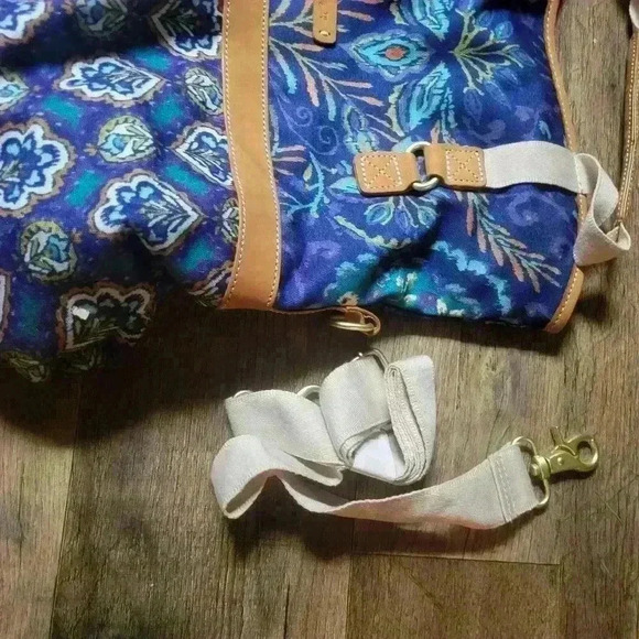 Dena Designs Women's Canvas Kumari North South Boho Weekend and Tote Bag 2-Piece - Picture 5 of 13